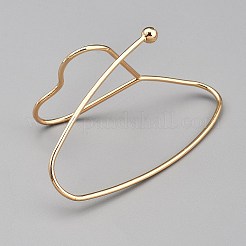 Железные браслеты-манжеты для женщин&nbsp;BJEW-WH0041-06KCG