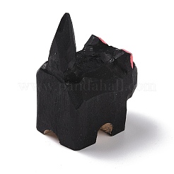 Деревянные фигурки в форме кошки&nbsp;DJEW-G043-01C