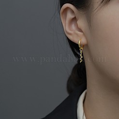 925 стерлинговое серебро с подвесками из кубического циркония&nbsp;STER-Q004-03G