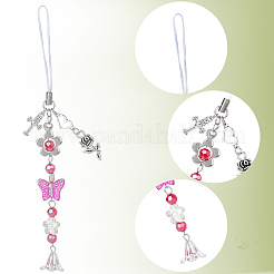 8 шт. ремешки для мобильных телефонов из акрила&nbsp;HJEW-SC00146