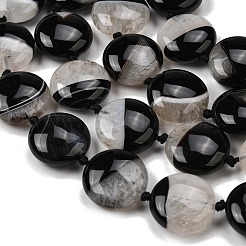 Природный агат бисер нитей&nbsp;G-F820-Q01-01