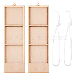 Деревянная мини-подвесная фоторамка для детей&nbsp;DIY-TA0012-93C