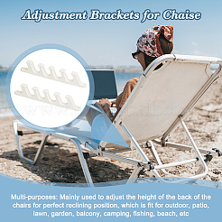 Пластиковые многопозиционные регулируемые кронштейны для кресла-шезлонга&nbsp;FIND-WH0021-28B