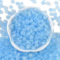 Perles de rocaille en verre de couleurs transparentes&nbsp;X1-SEED-P008-01B-02