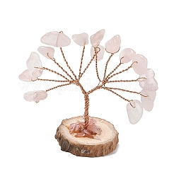 Copeaux de quartz rose naturel décorations arbre de vie&nbsp;GG-CBAEDF6-01I