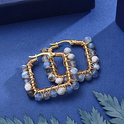 201 серьги-кольца из нержавеющей стали&nbsp;EJEW-JE04121