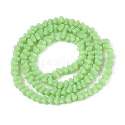 Нити из матовых непрозрачных стеклянных бусин&nbsp;LS-GLAA-N017-4mm-16