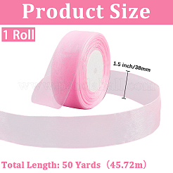 1 Rolle transparentes Organzaband&nbsp;SRIB-CY0001-22B-07