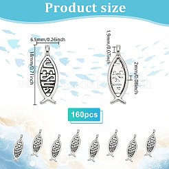 160 шт. Подвески из сплава в тибетском стиле&nbsp;FIND-GO0003-18