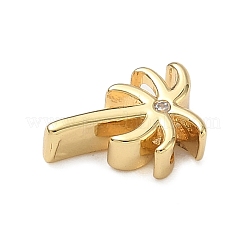 Бусины из латуни из кокосовой пальмы&nbsp;KK-B136-10G-05