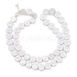 Гальванические нити из синтетических немагнитных гематитовых бусин&nbsp;G-C156-09