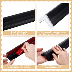 PVC autoadhesivo con tiras anticolisión acrílicas&nbsp;AJEW-WH0609-874B