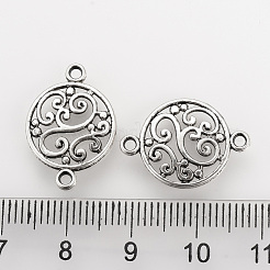 Соединители из сплава в тибетском стиле&nbsp;TIBE-Q077-10AS-RS