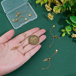 5 шт. латунные концевые цепи&nbsp;FIND-PH0028-50G