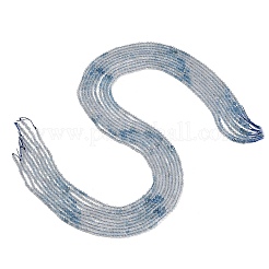 Stränge aus naturblauen Aquamarinperlen mit Farbverlauf&nbsp;G-NH0072-B01-2mm