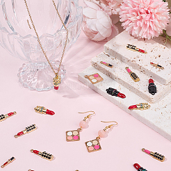 32 Stück 8 Arten Legierung Emaille Anhänger&nbsp;ENAM-SC0007-35