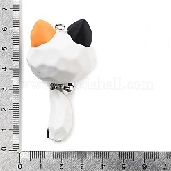 Большие подвески в виде колокольчика из непрозрачной смолы&nbsp;LS-RESI-A032-01P-03