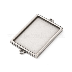 Cabochon-Fassungen für Verbindungsstücke aus Edelstahl 304&nbsp;STAS-Z201-04P-01
