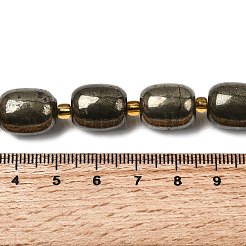 Природного пирита бисер нитей&nbsp;G-Z131-D01-02