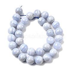 Натуральный голубой кружевной агат бисер нитей&nbsp;G-G344-A06-12mm