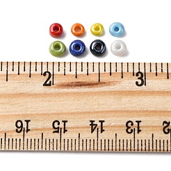 960шт 8 цвета 6/0 стеклянные бусины&nbsp;SEED-FP0001-01