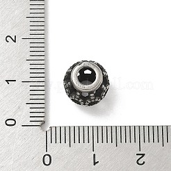 Cuentas europeas de acero inoxidable 304&nbsp;STAS-H238-09B-AS