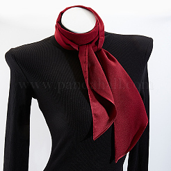 Bufanda de seda de poliéster de color sólido para mujeres y niñas.&nbsp;AJEW-WH20019-164D