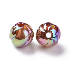 Placcatura uv perline acriliche iridescenti arcobaleno&nbsp;PACR-H003-15