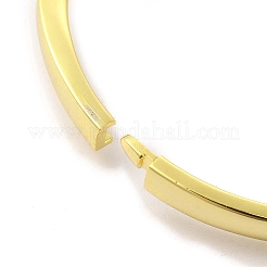 Bracelet manchette en forme de larme en verre transparent avec zircone cubique&nbsp;BJEW-A136-10G