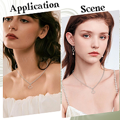 10 шт. 304 нержавеющая сталь сингапурская цепочка для изготовления ожерелья&nbsp;AJEW-SC0004-01