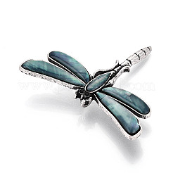 Broches / colgantes de concha de agua dulce&nbsp;SHEL-S275-39B