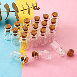 Мини милые маленькие стеклянные банки стеклянные бутылки&nbsp;AJEW-CW0001-01