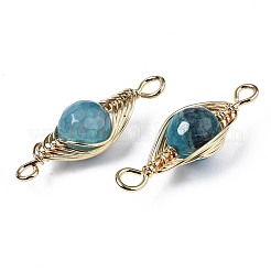 Соединители звеньев натурального агата&nbsp;G-S359-321C