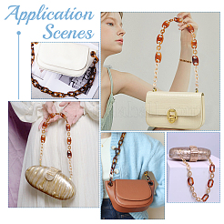 Ремни сумки через плечо из смолы&nbsp;DIY-WH0304-199