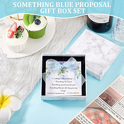 Круглый стеклянный жемчуг свадебный букет кулон украшение&nbsp;HJEW-GO00081-03