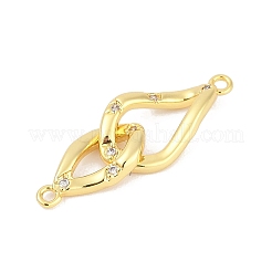 Латунные прозрачные подвески из кубического циркония&nbsp;KK-M311-09G