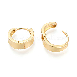 Латунные серьги обруча&nbsp;EJEW-N063-02G