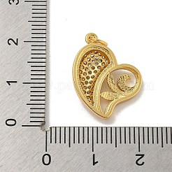 Ottone micro spianare pendenti zirconi&nbsp;KK-N254-136C-G
