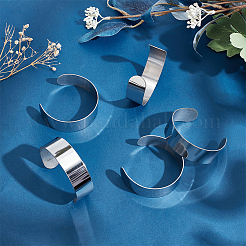 10 шт. браслет-манжета из нержавеющей стали 304&nbsp;BJEW-AN0001-81