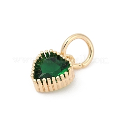 Pendentifs avec zircon cubiques à micro-pavés en laiton&nbsp;LS-KK-H204-01KCG-06