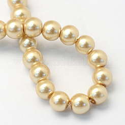 Cuire de la peinture en verre perles brins&nbsp;X-HY-Q003-3mm-42