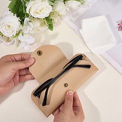 1 funda rectangular de cuero sintético para gafas&nbsp;AJEW-CN0005-53E