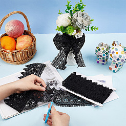 Кружевная отделка из полиэстера&nbsp;OCOR-GF0002-26A