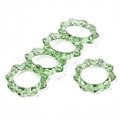 Прозрачные акриловые кольца на палец&nbsp;LS-RJEW-T010-04D