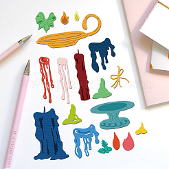 Kohlenstoffstahl Schneidwerkzeuge Schablonen&nbsp;DIY-WH0309-2775