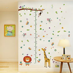 Adesivo da parete con grafico di crescita dell'altezza in pvc&nbsp;DIY-WH0232-002