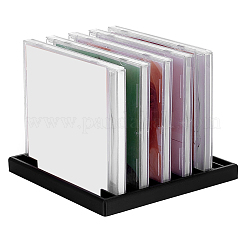 12 grille de rangement pour CD en plastique&nbsp;AJEW-WH0643-111B