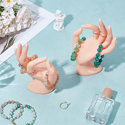 2шт пластиковый манекен для рук&nbsp;RDIS-UN0001-02A