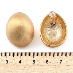 Orecchini a bottone in ottone da donna&nbsp;EJEW-U055-10G
