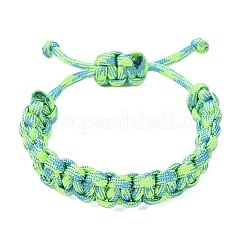 5 bracelet tressé en polyester et élasthanne à 7 brins pour hommes et femmes&nbsp;BJEW-JB12571